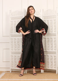 Kimono Seta Sarii con Ricami Artigianali