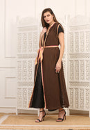 Gilet Cotone Con Cappuccio