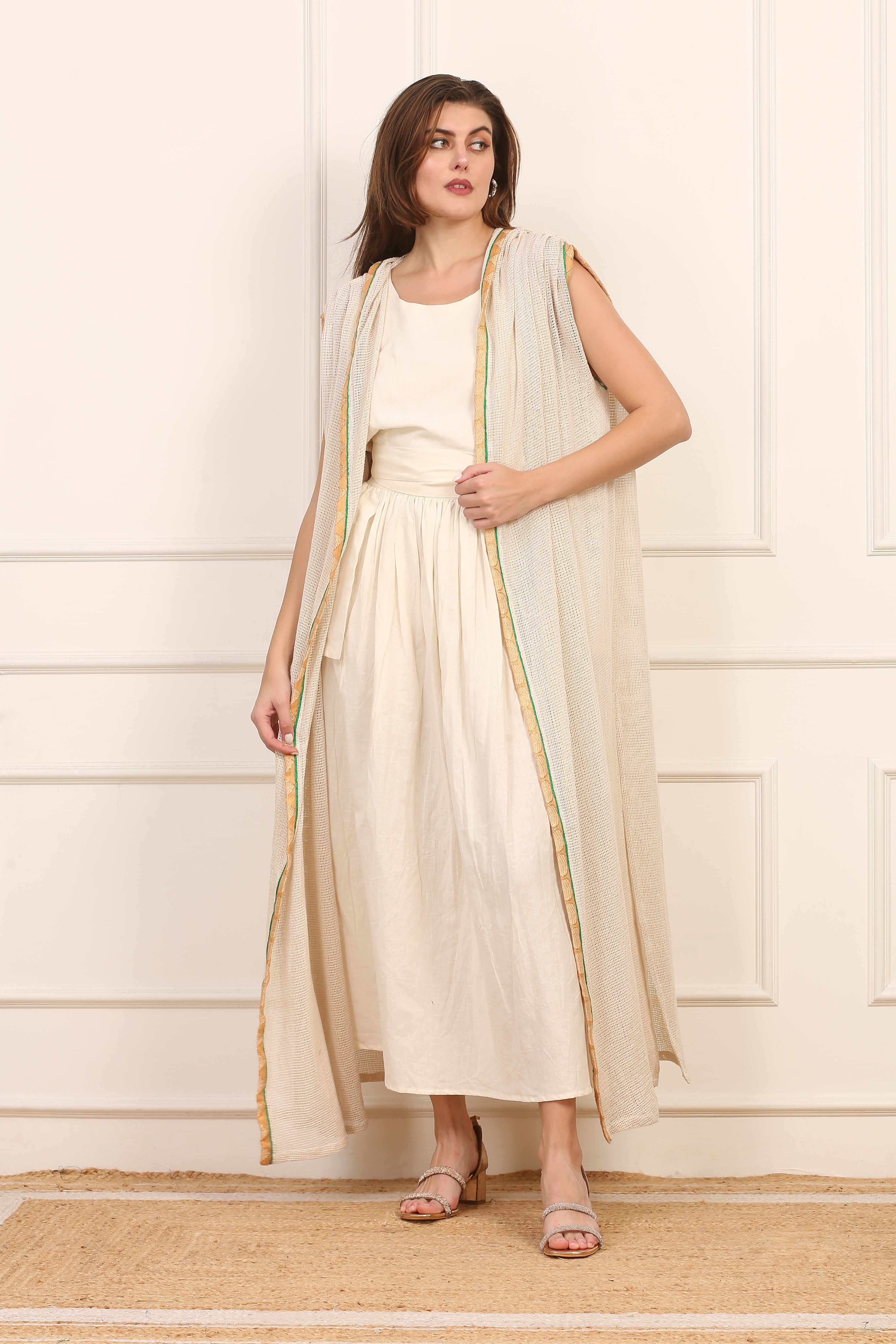 Gilet Cotone Con Cappuccio