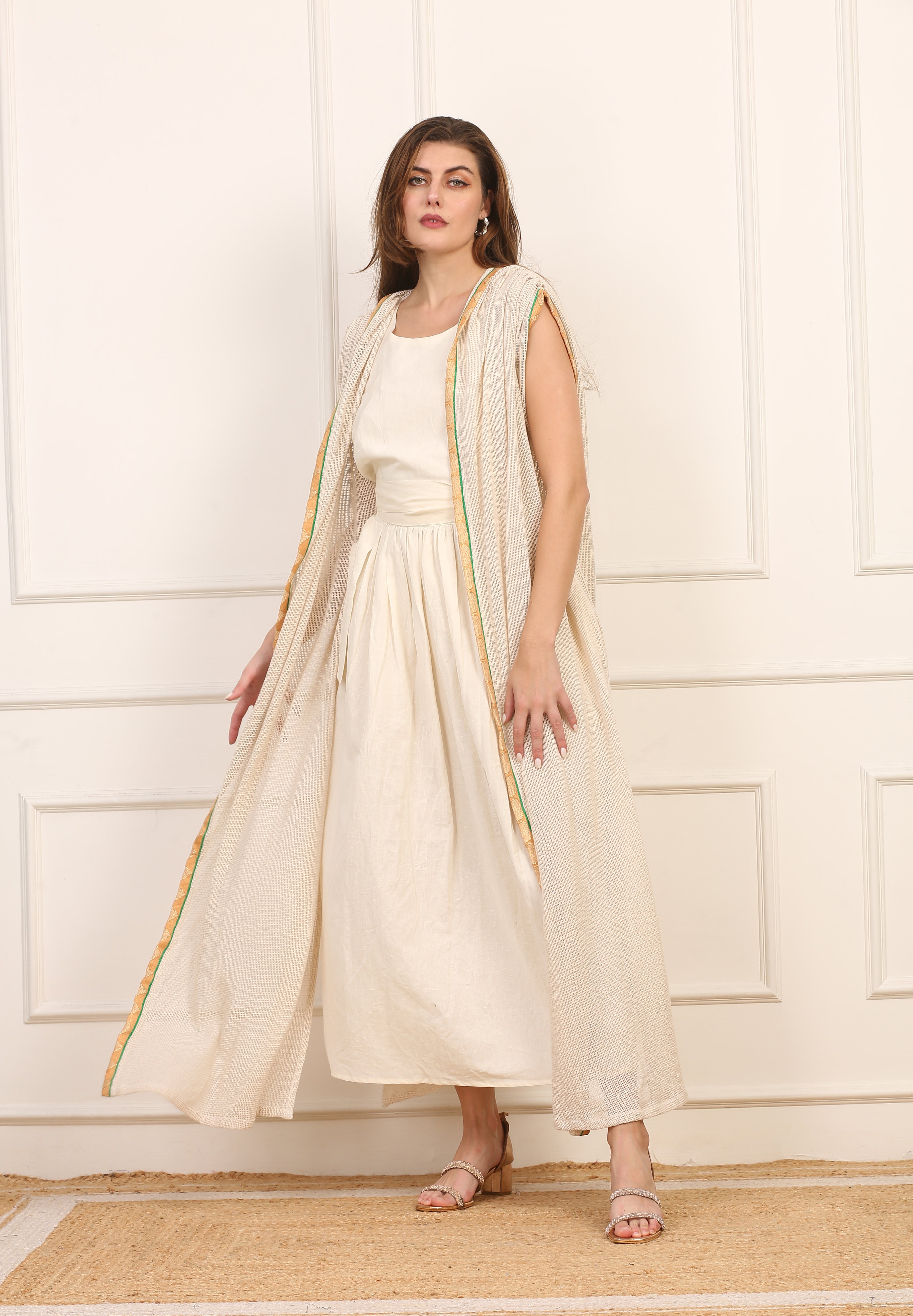 Gilet Cotone Con Cappuccio