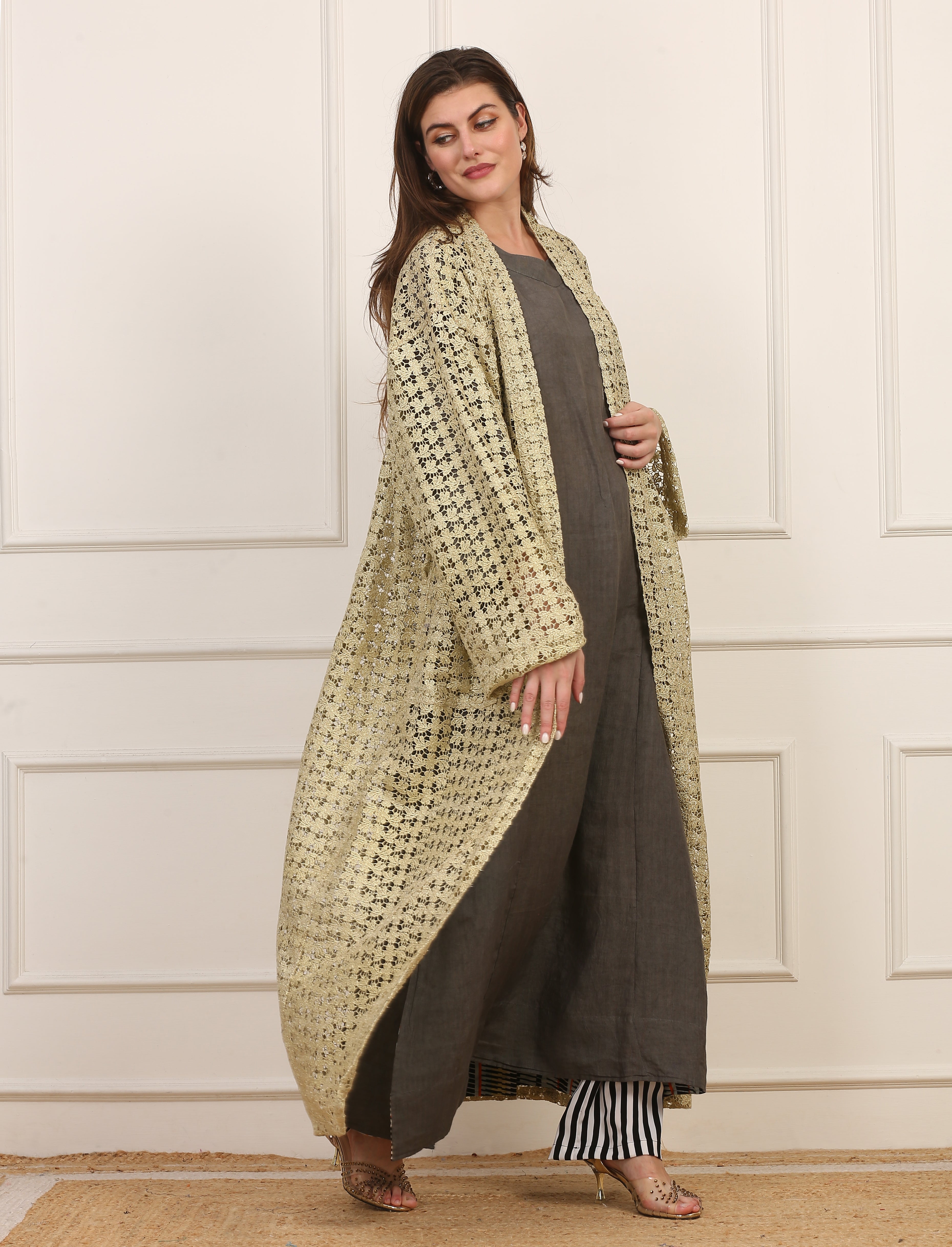 Kimono Seta Oro Artigianale