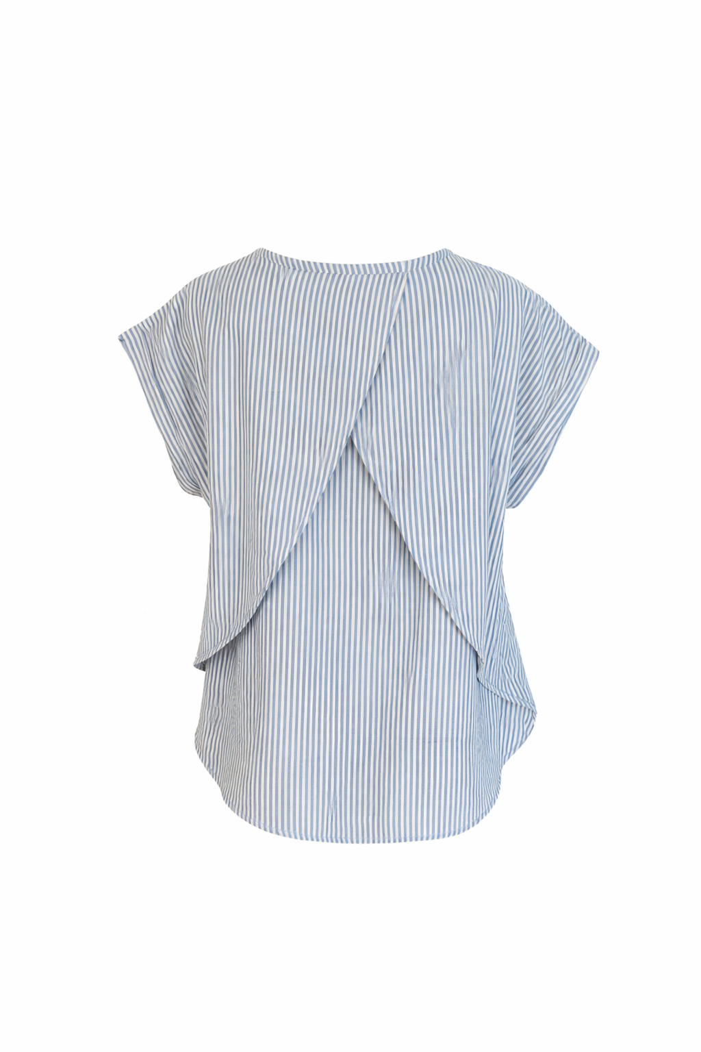 Blusa in Cotone a Righe
