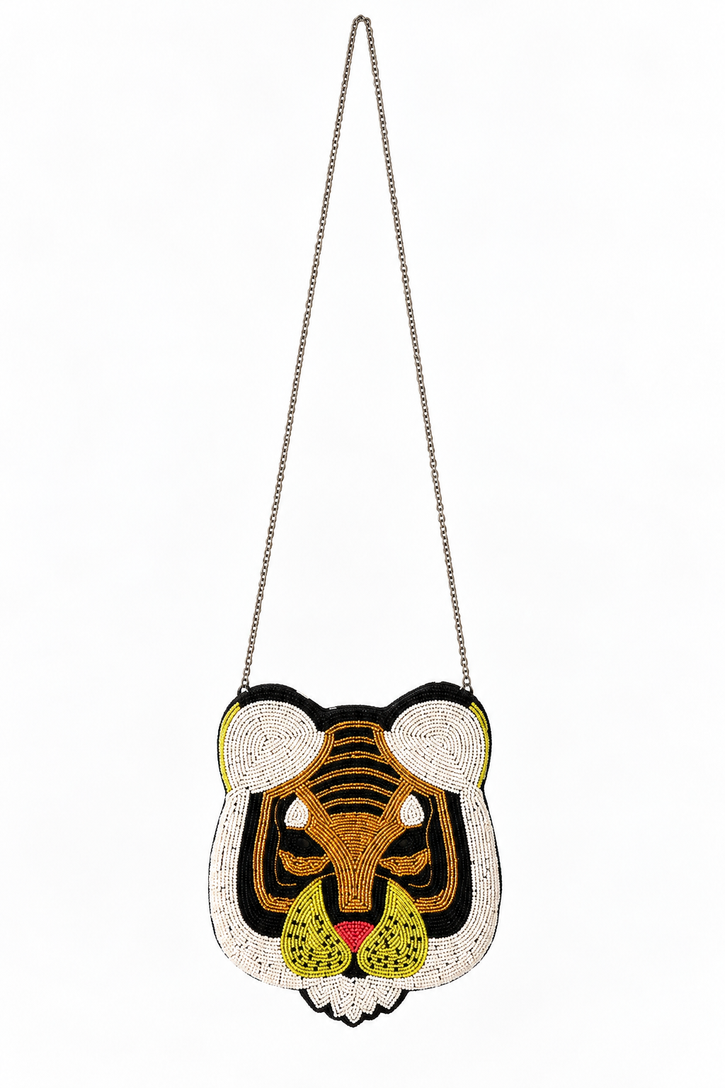 Pochette Tigre con perline