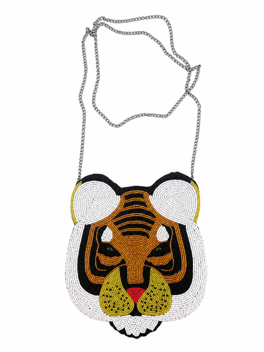 Pochette Tigre con perline