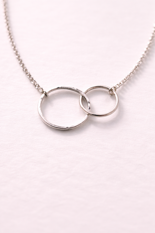 Collana Argento Multi-Cerchio