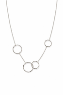Collana Argento Multi-Cerchio
