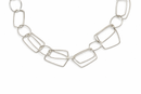 Collana Argento Maglie Rettangolari