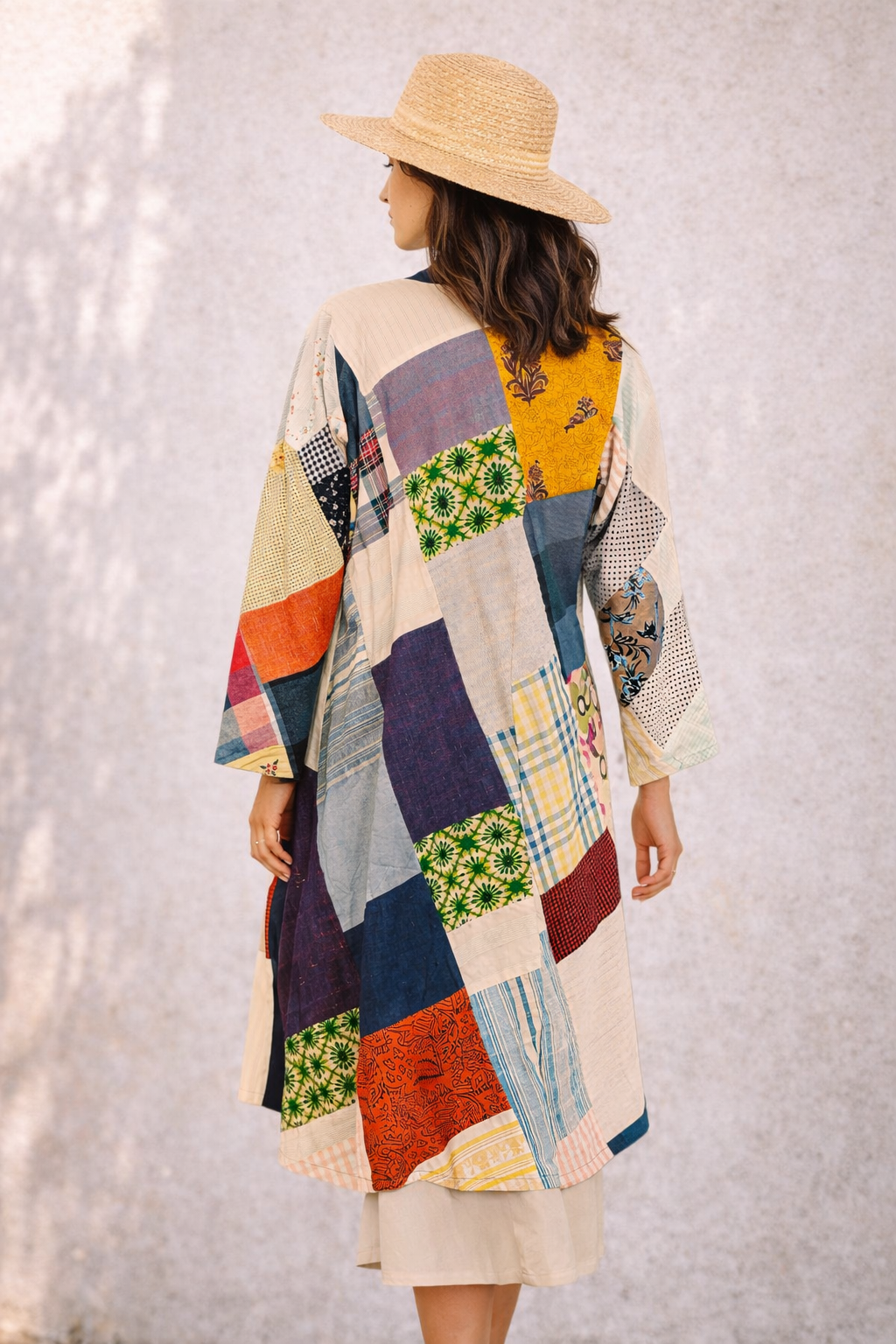 Soprabito Crazy Patchwork Multicolore