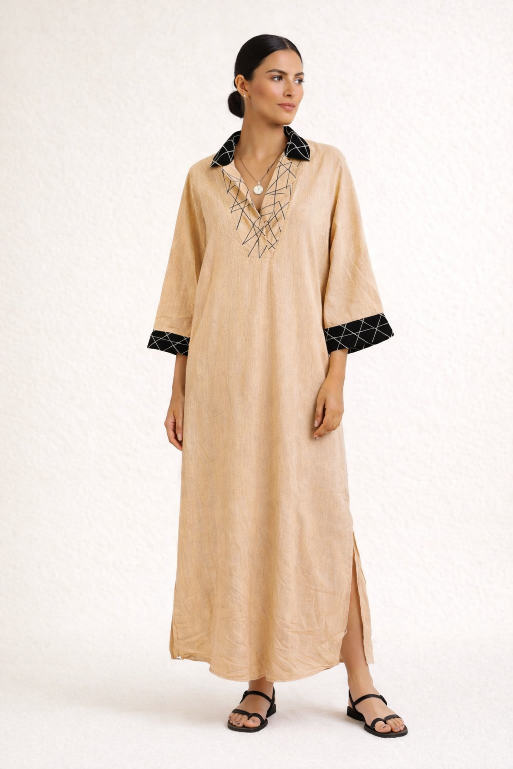 Dress Sabbia Geometrico