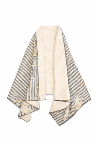 Gilet Drappato in Cotone