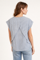 Blusa in Cotone a Righe